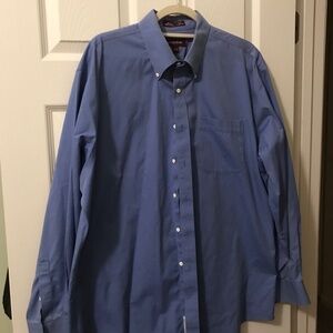 Button down blue dress shirt